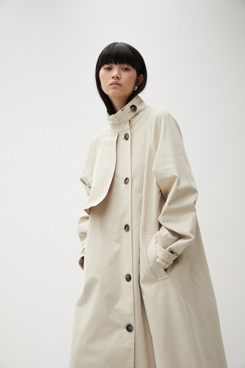 STAND COLLAR TRENCH COAT
