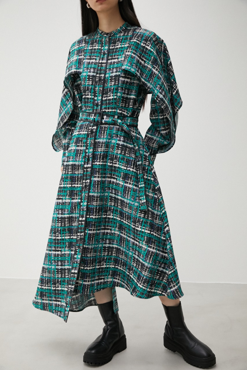 AZUL BY MOUSSY | TWEED ONEPIECE (ワンピース(ミニ・ミディアム 