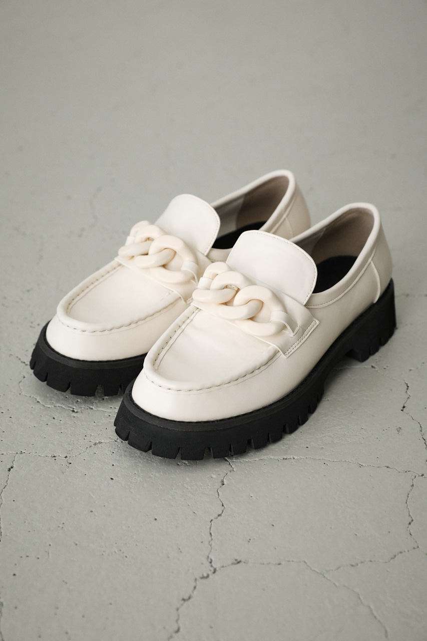 CHUNKY CHAIN LOAFERS｜LL｜IVOY｜ローファー 