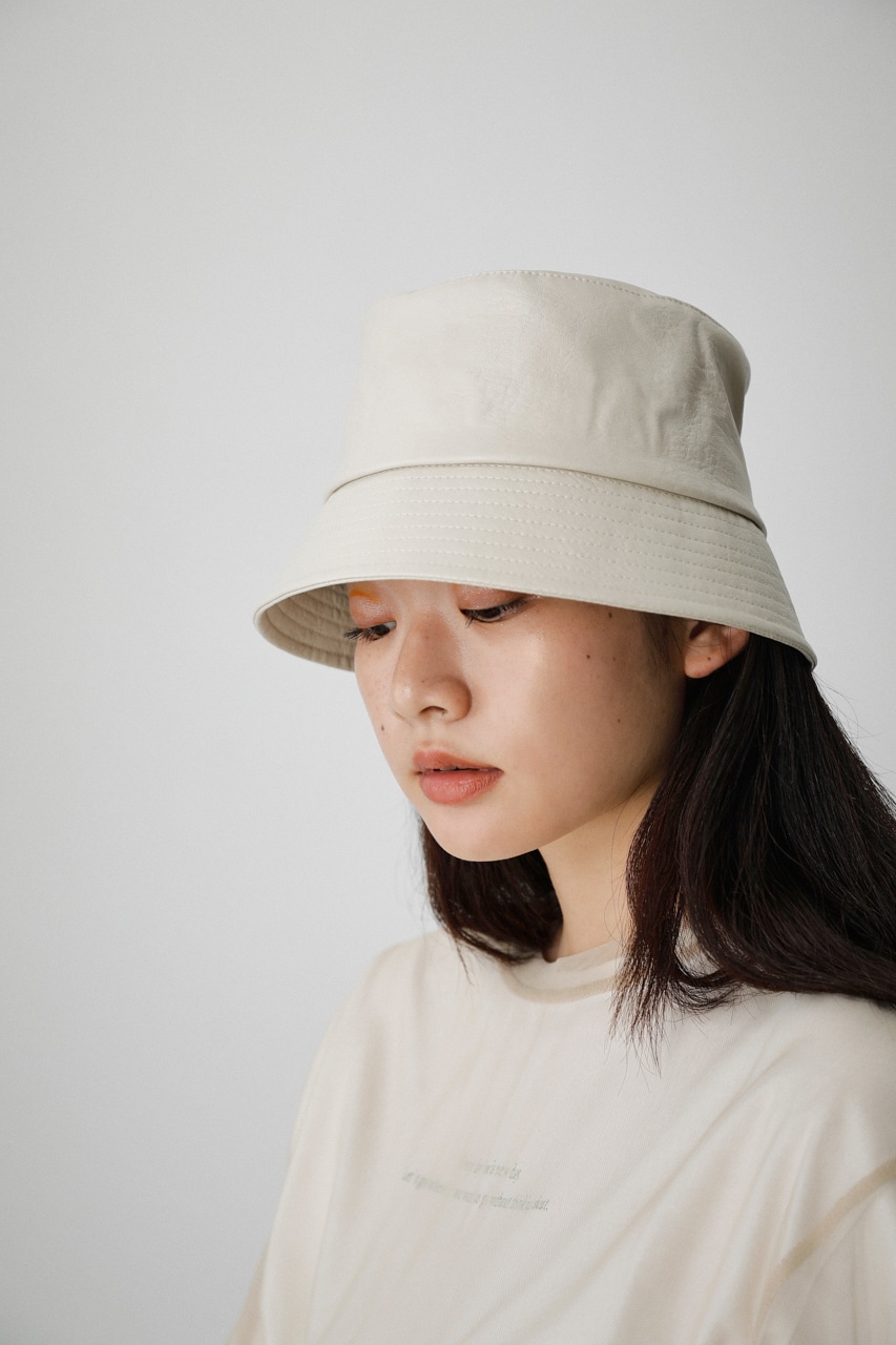 Faux Leather Bucket Hat Free Ivoy 帽子 バロックジャパンリミテッド 公式通販サイト Shel Tter Web Store シェルターウェブストア