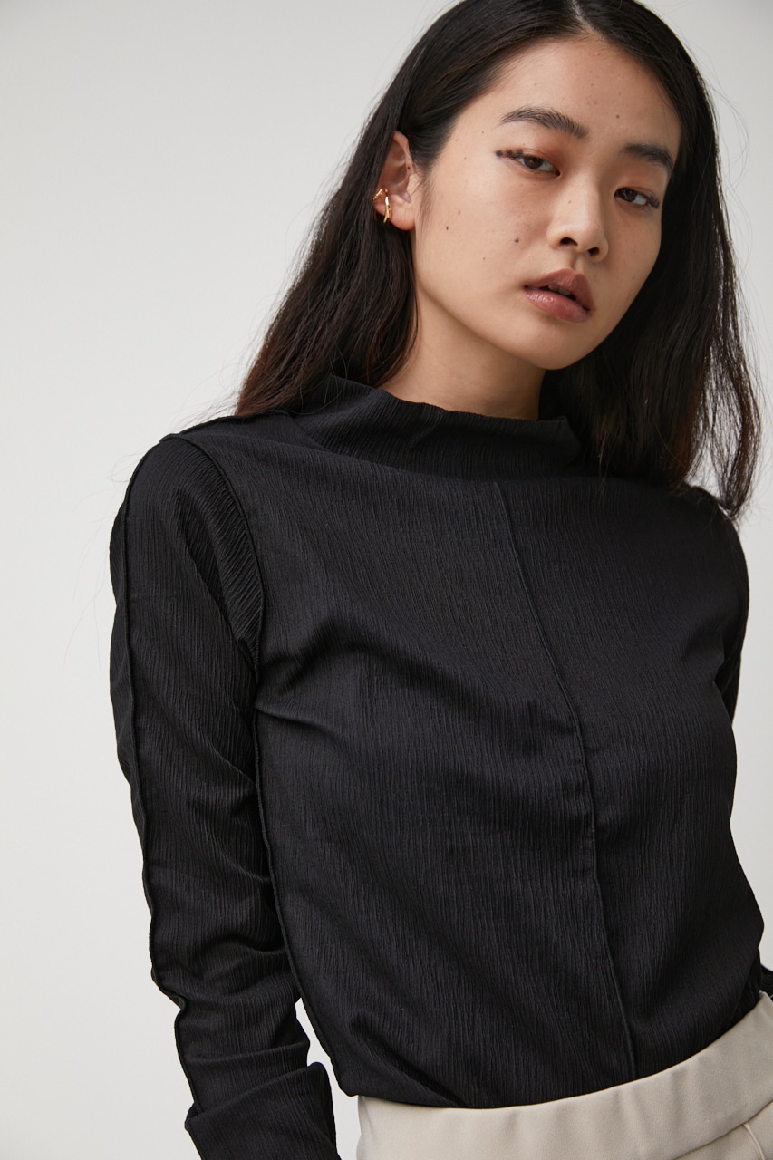 AZUL BY MOUSSY | MELLOW SHIRRING TOPS (Tシャツ・カットソー(長袖