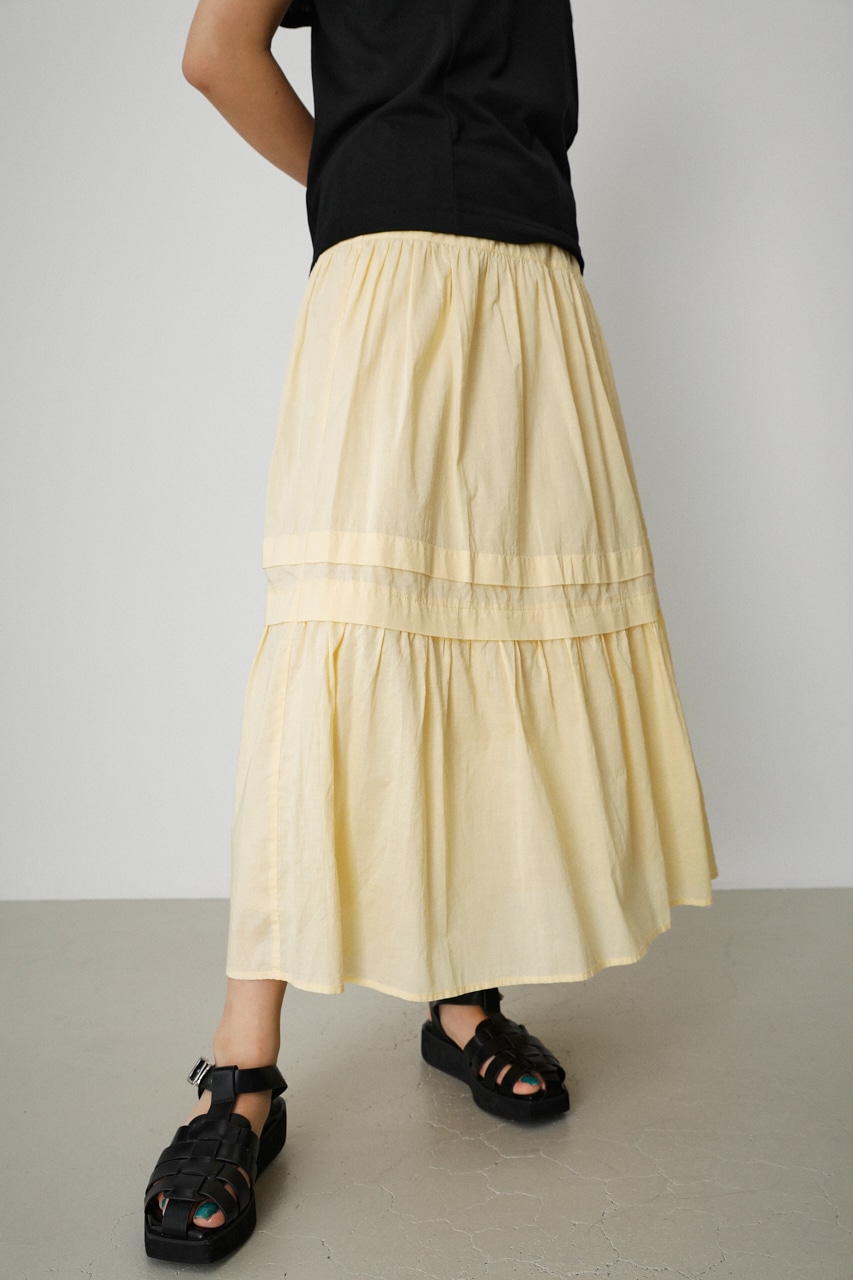 AZUL BY MOUSSY | COTTON TIERED SKIRT (スカート(ロング) ) |SHEL ...