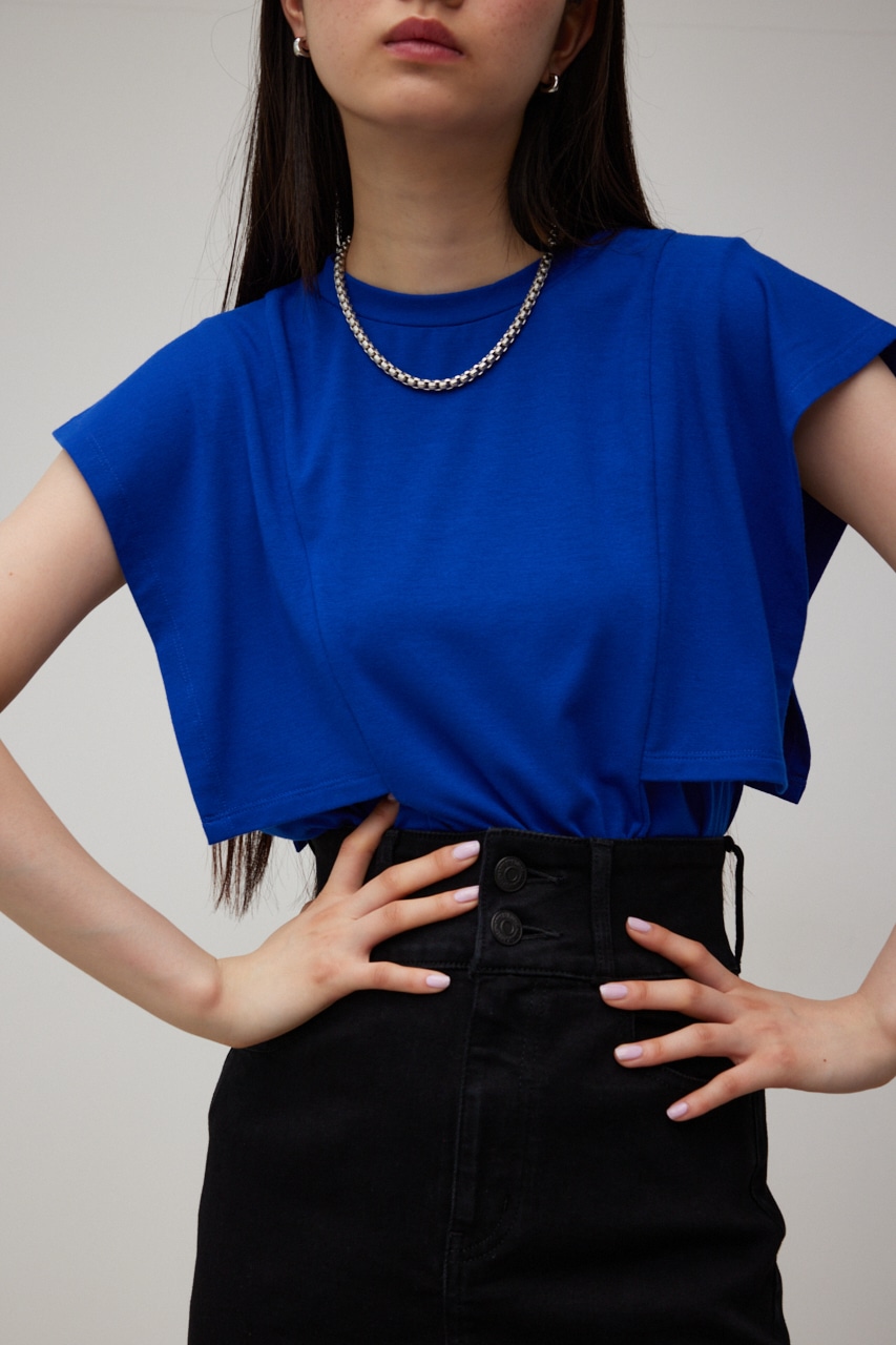 AZUL BY MOUSSY | PANEL SLEEVE CUT TOPS (タンクトップ ) |SHEL'TTER WEBSTORE