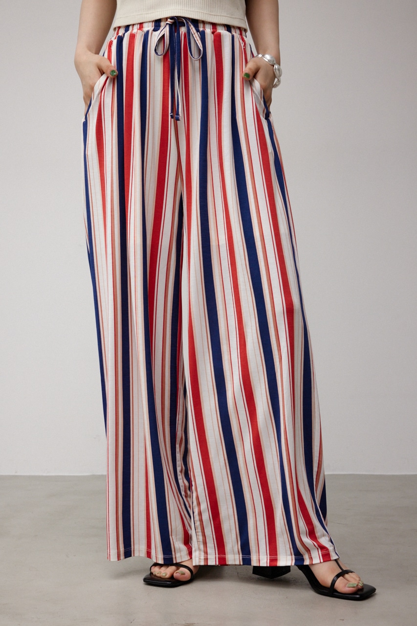 SUNSEA SHRINKAGE BEACH PANTS 縮絨パンツ 3 茶 ワイドパンツ