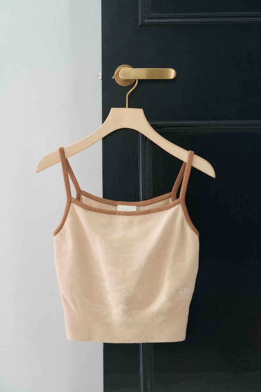 AZUL BY MOUSSY | 【AZUL HOME】 WHIP NIGHT KNIT BRA TOP (ベアトップ 