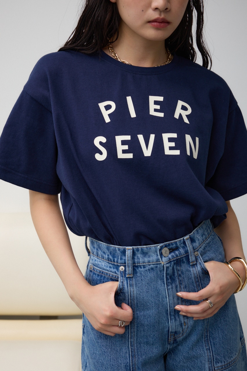 JM ロゴプリントTシャツ NVY FREE