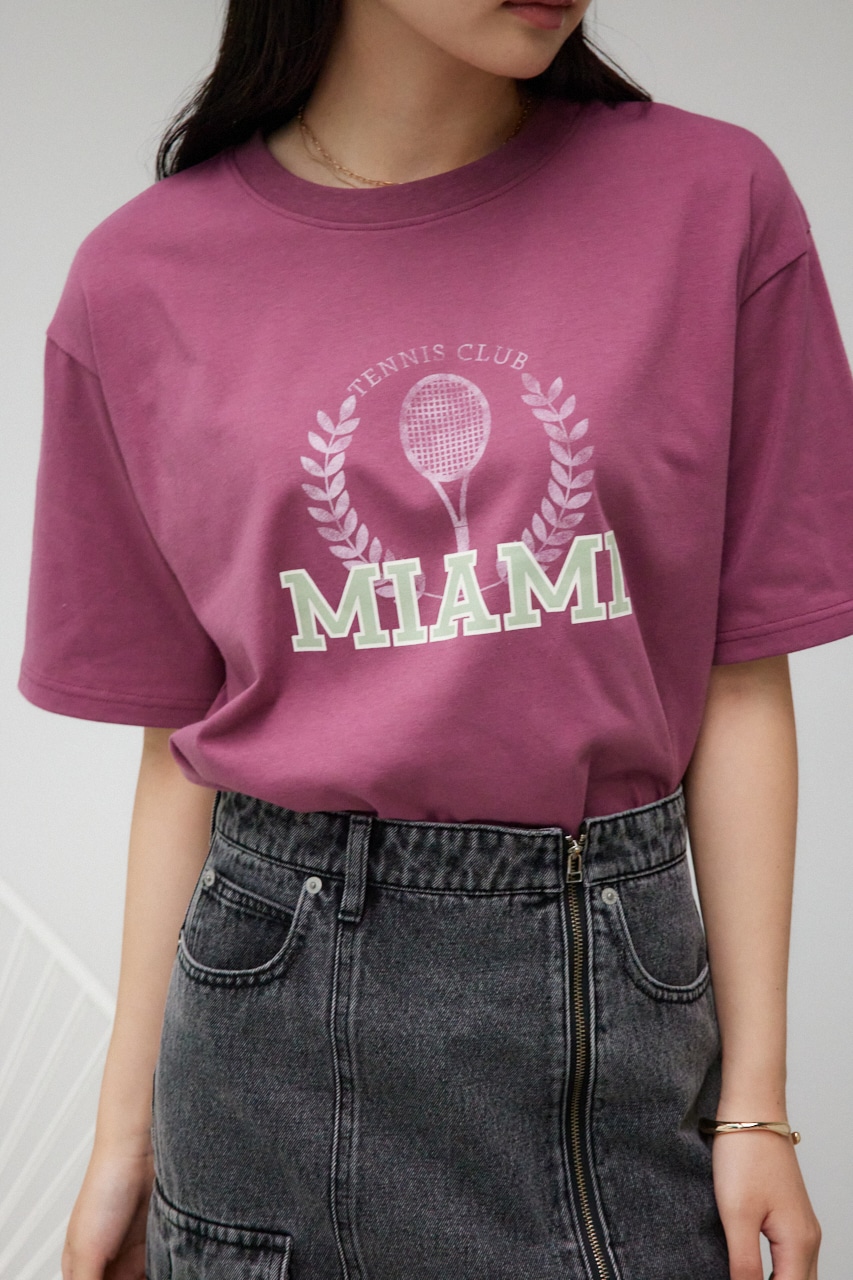 カレッジルーズTシャツ D/RED FREE