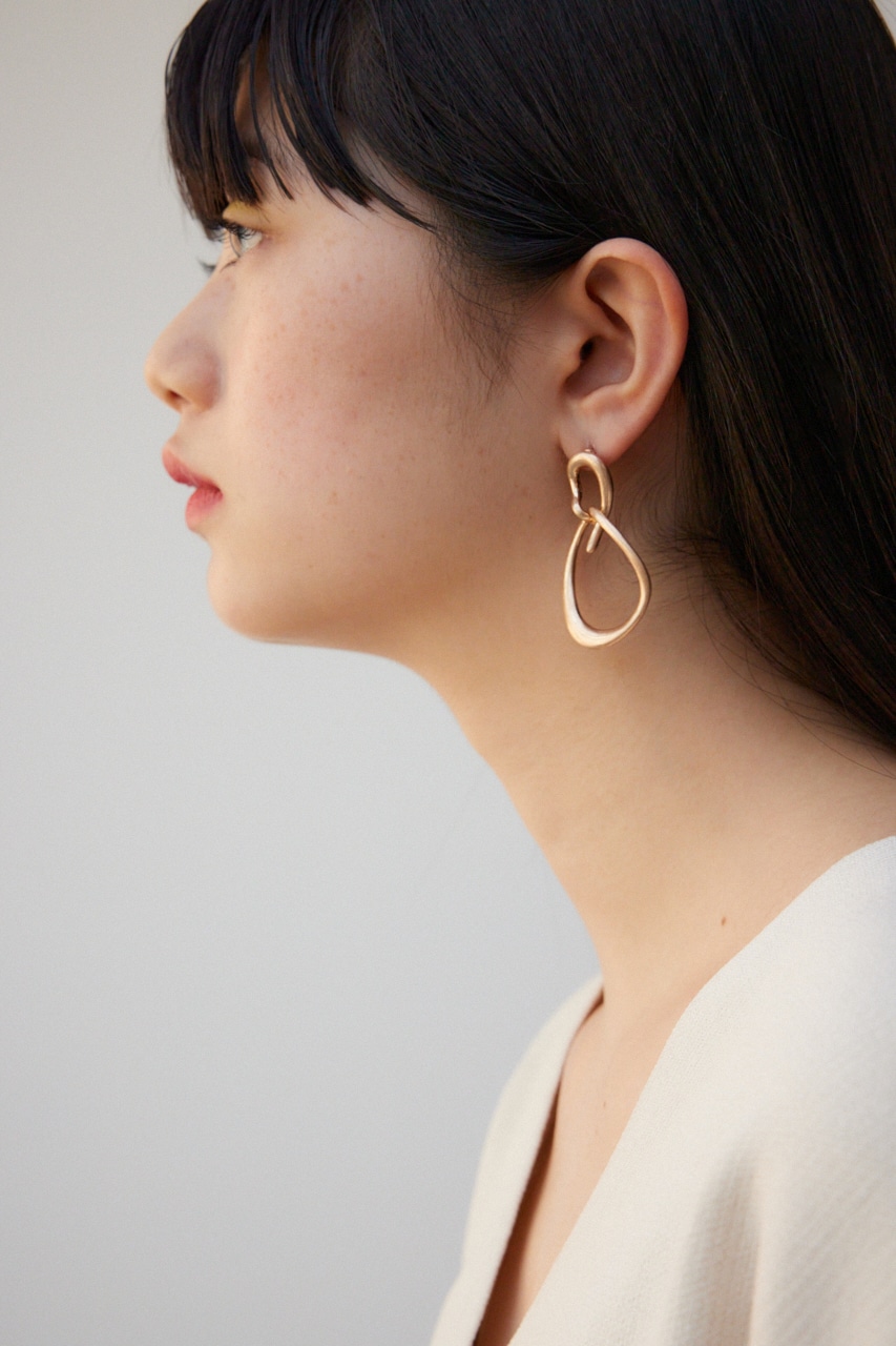 AZUL BY MOUSSY | ダルメタルリンクフープピアス (ピアス