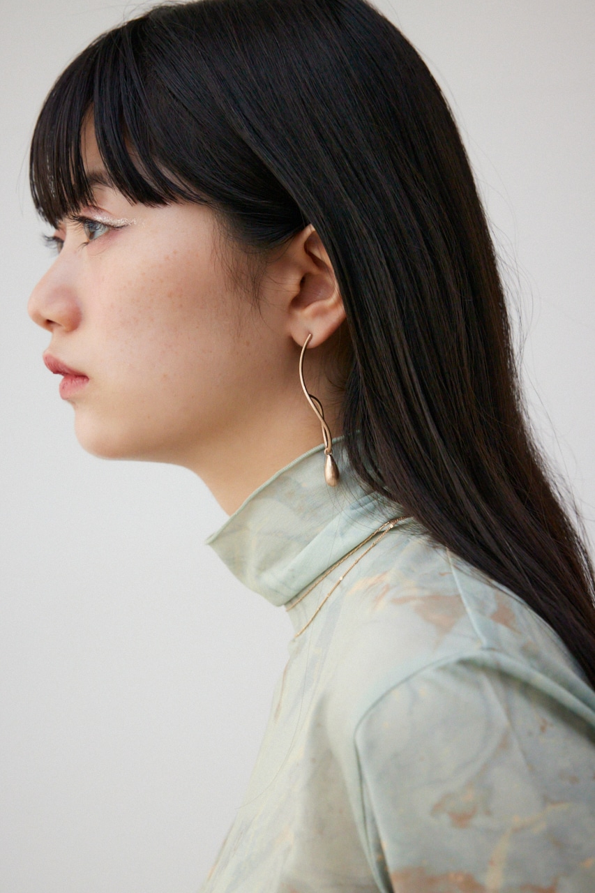 maumaumau様◆専用グリーンアメシスト/MOPトリプレット×トパーズピアス ビズー公式】アメジスト ブルートルマリン K18 ピアス