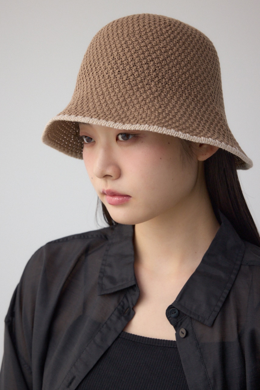 サーモ配色ハット BEG FREE