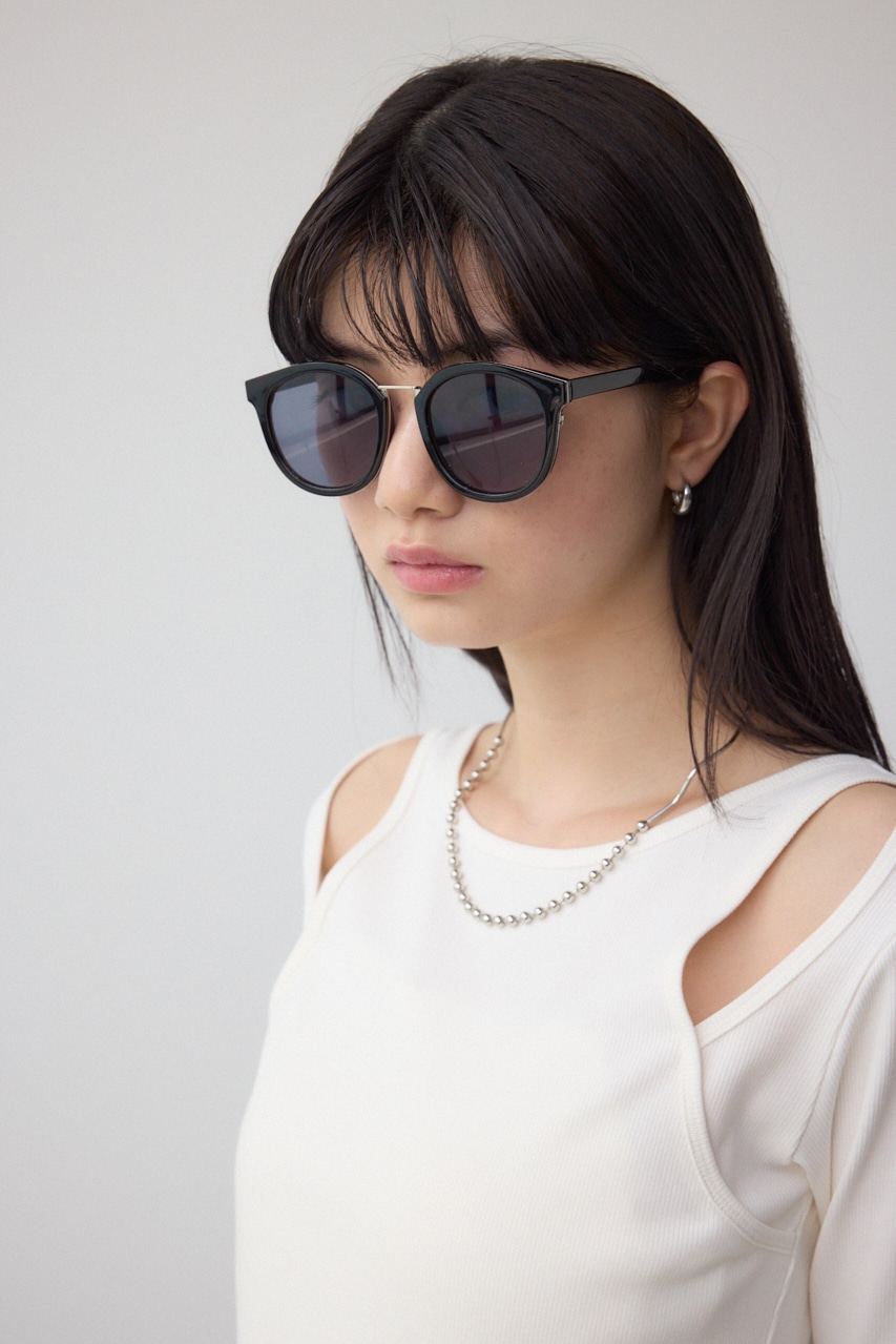 メタルブリッジウェリントンアイウェア BLK FREE