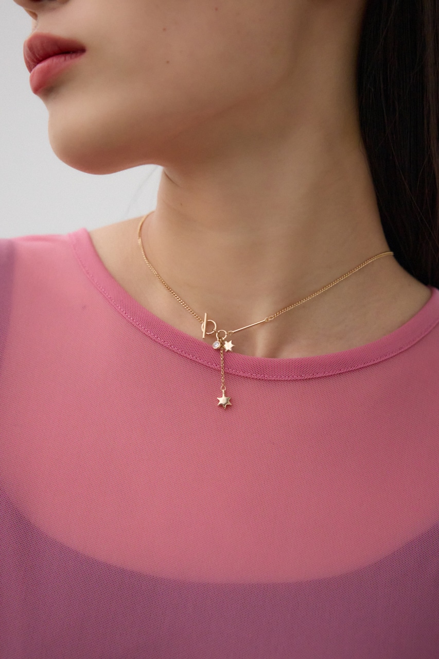 アスタリスクマルチチャームネックレス L/GLD FREE