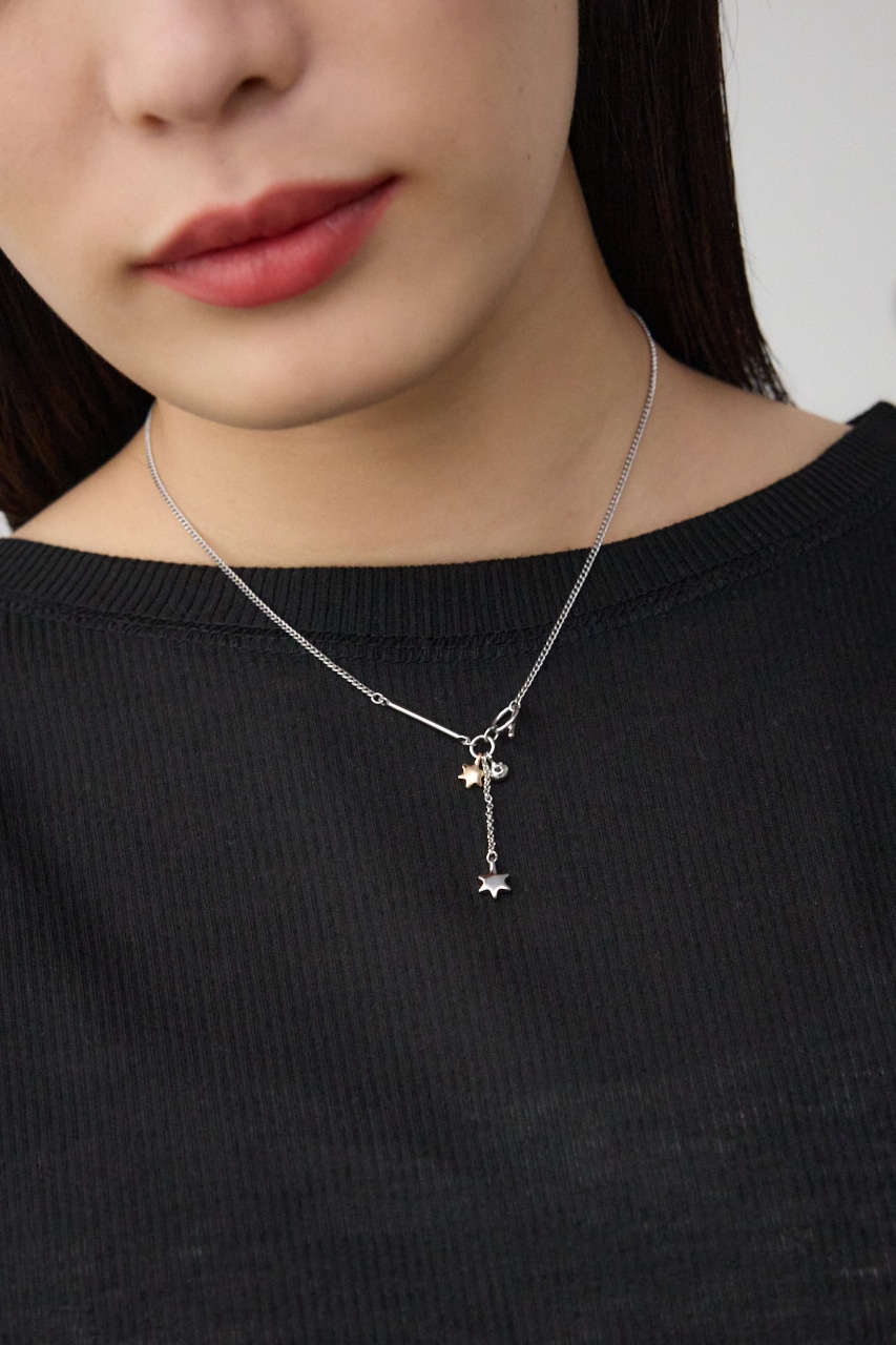 アスタリスクマルチチャームネックレス SLV FREE