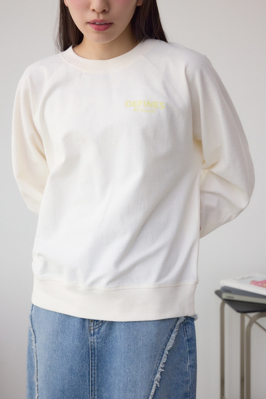 ミニウラケプリントトップス O/WHT FREE