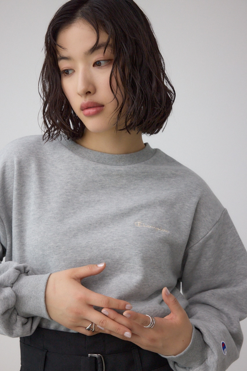 Champion CREW NECK SWEATSHIRT T.GRY M