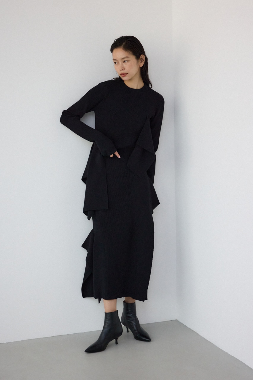 AZUL BY MOUSSY | 【PLUS】アシンメトリーレイヤードニット