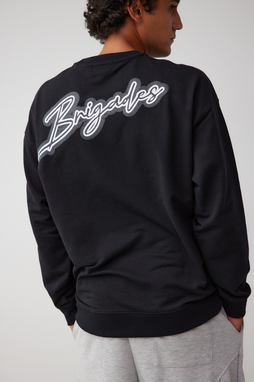 バックロゴビッグトップス BLK FREE