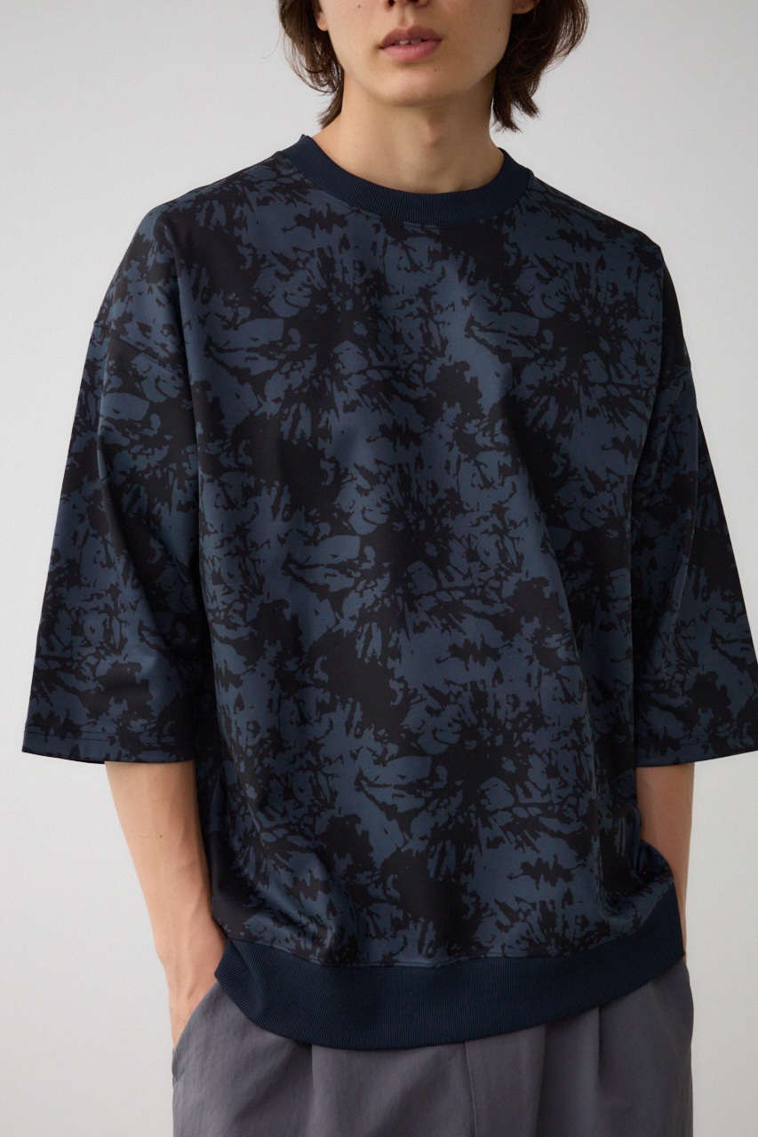 スプラッシュ総柄ビッグトップス 柄BLK FREE