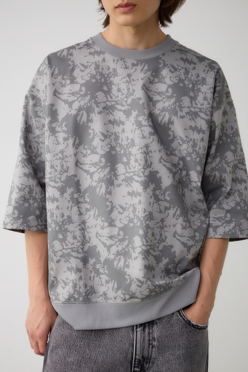 スプラッシュ総柄ビッグトップス 柄GRY FREE