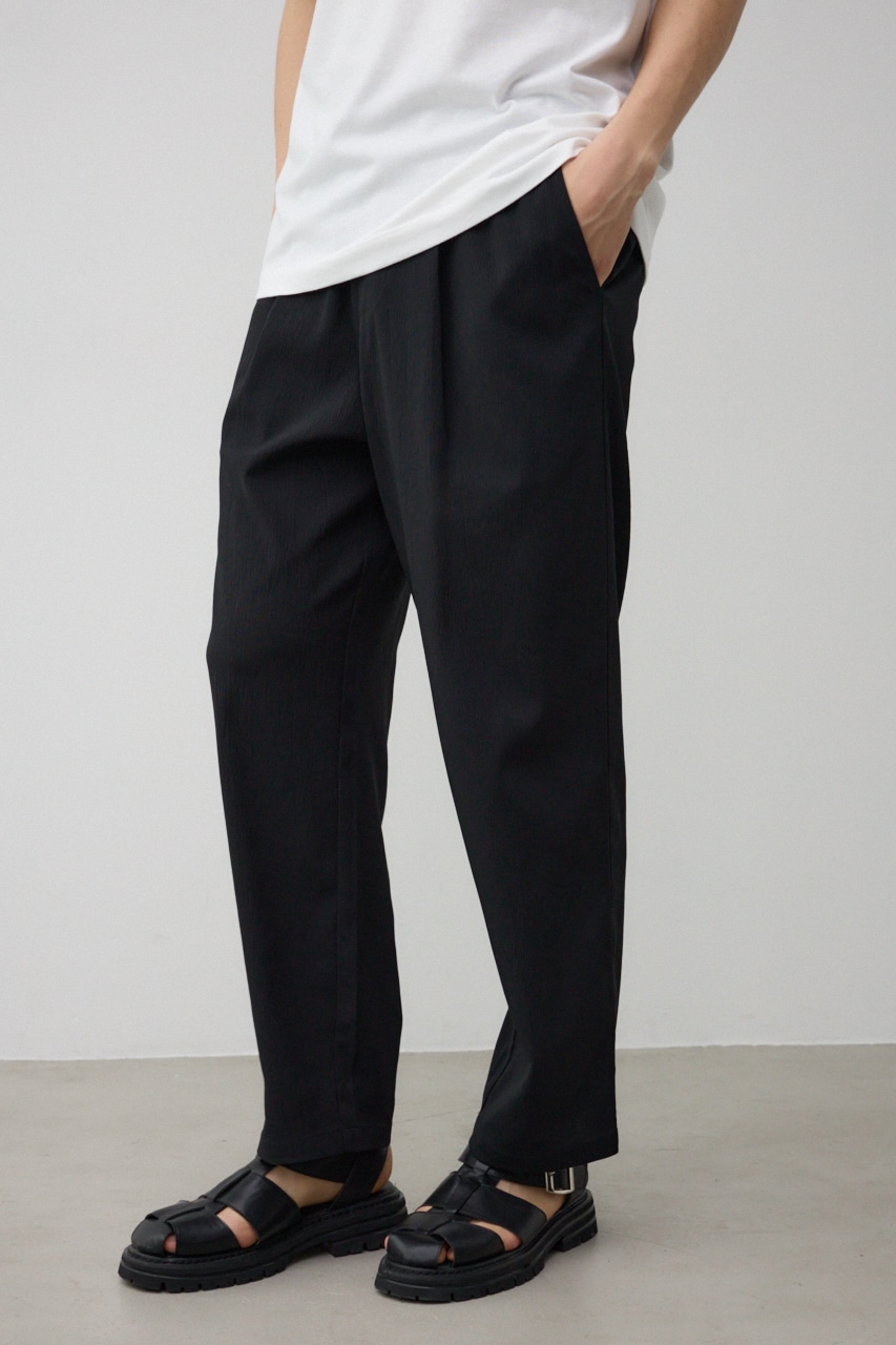 リラックスシルエットパンツ BLK FREE