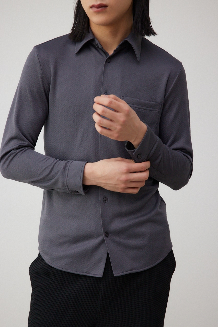 AZUL BY MOUSSY | スリムストレッチタイトシャツ (シャツ