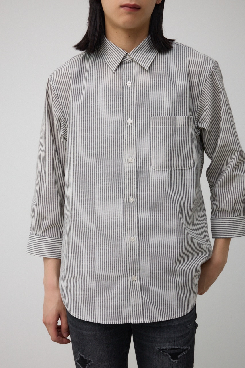 AZUL BY MOUSSY | テックリネン7分袖シャツ (シャツ・ブラウス