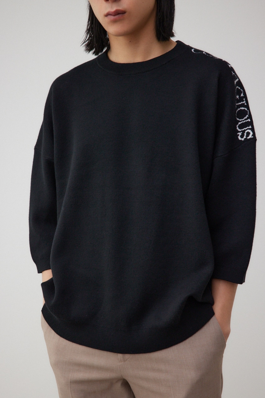 ENTHUSIAM オーバーサイズニット BLK FREE