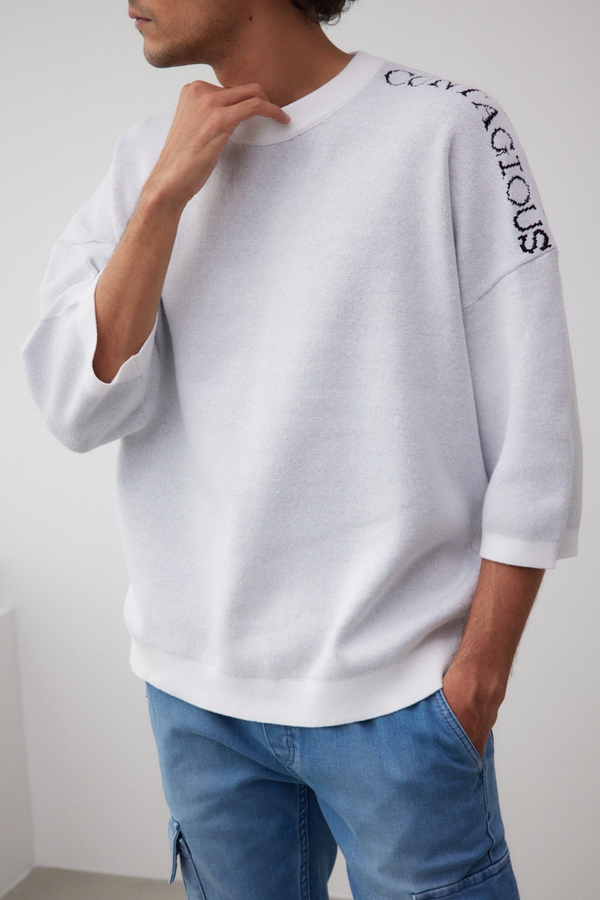 ENTHUSIAM オーバーサイズニット WHT FREE