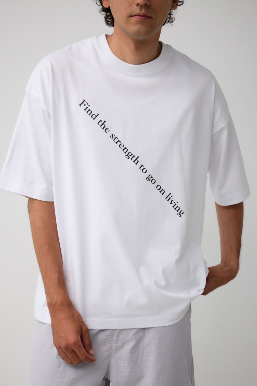 ツーフィンガーフォトTEE WHT FREE