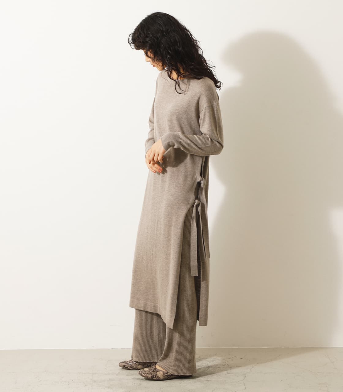 サイドスリットレイヤードニットワンピース Free L Gry ワンピース ミニ ミディアム バロックジャパンリミテッド 公式通販サイト Shel Tter Web Store シェルターウェブストア