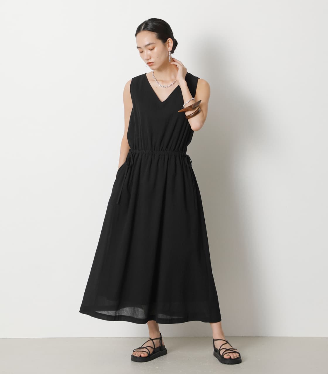 コットン楊柳ワンピース M Blk ワンピース ミニ ミディアム バロックジャパンリミテッド 公式通販サイト Shel Tter Web Store シェルターウェブストア