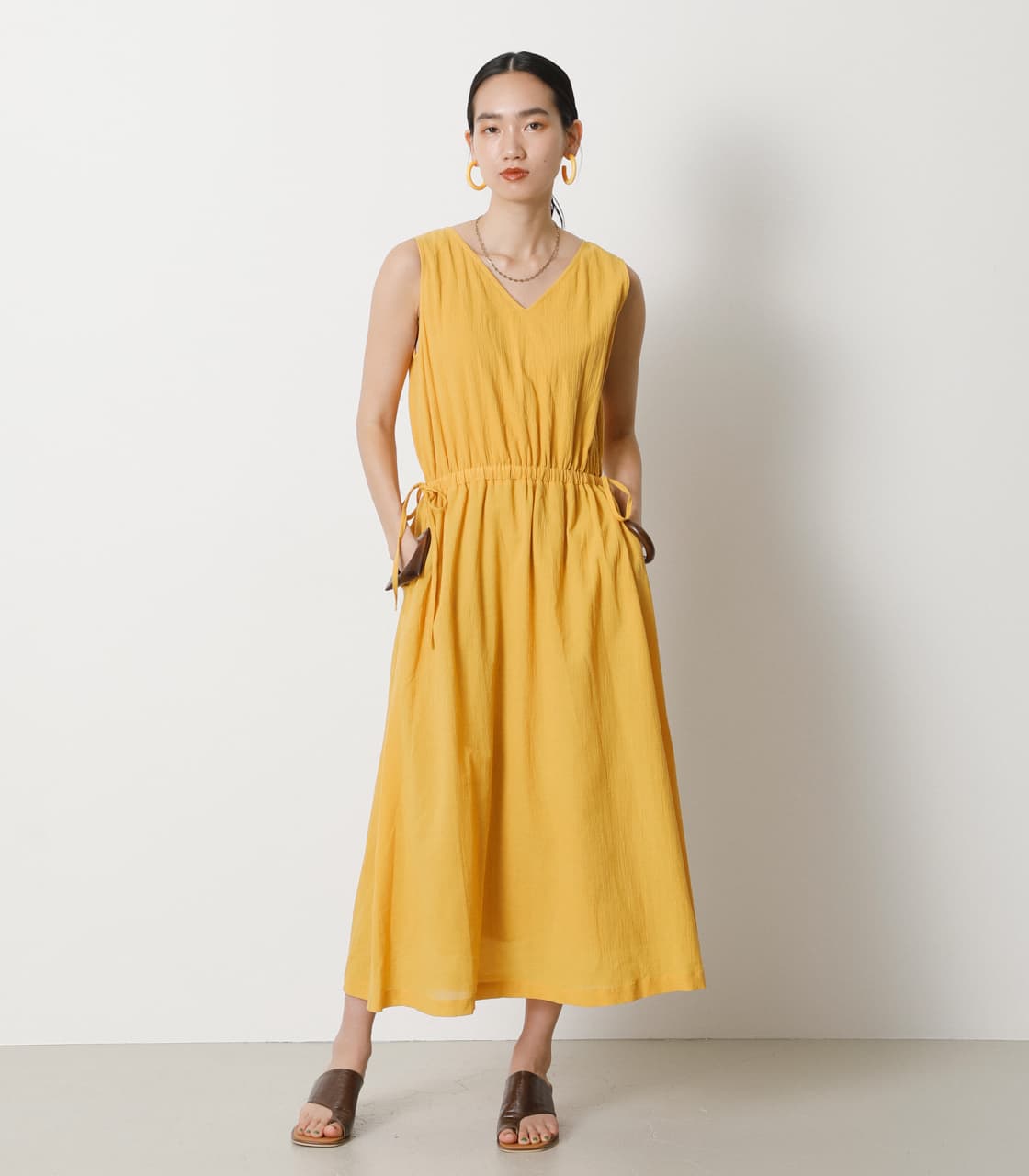 コットン楊柳ワンピース S Yel ワンピース ミニ ミディアム バロックジャパンリミテッド 公式通販サイト Shel Tter Web Store シェルターウェブストア