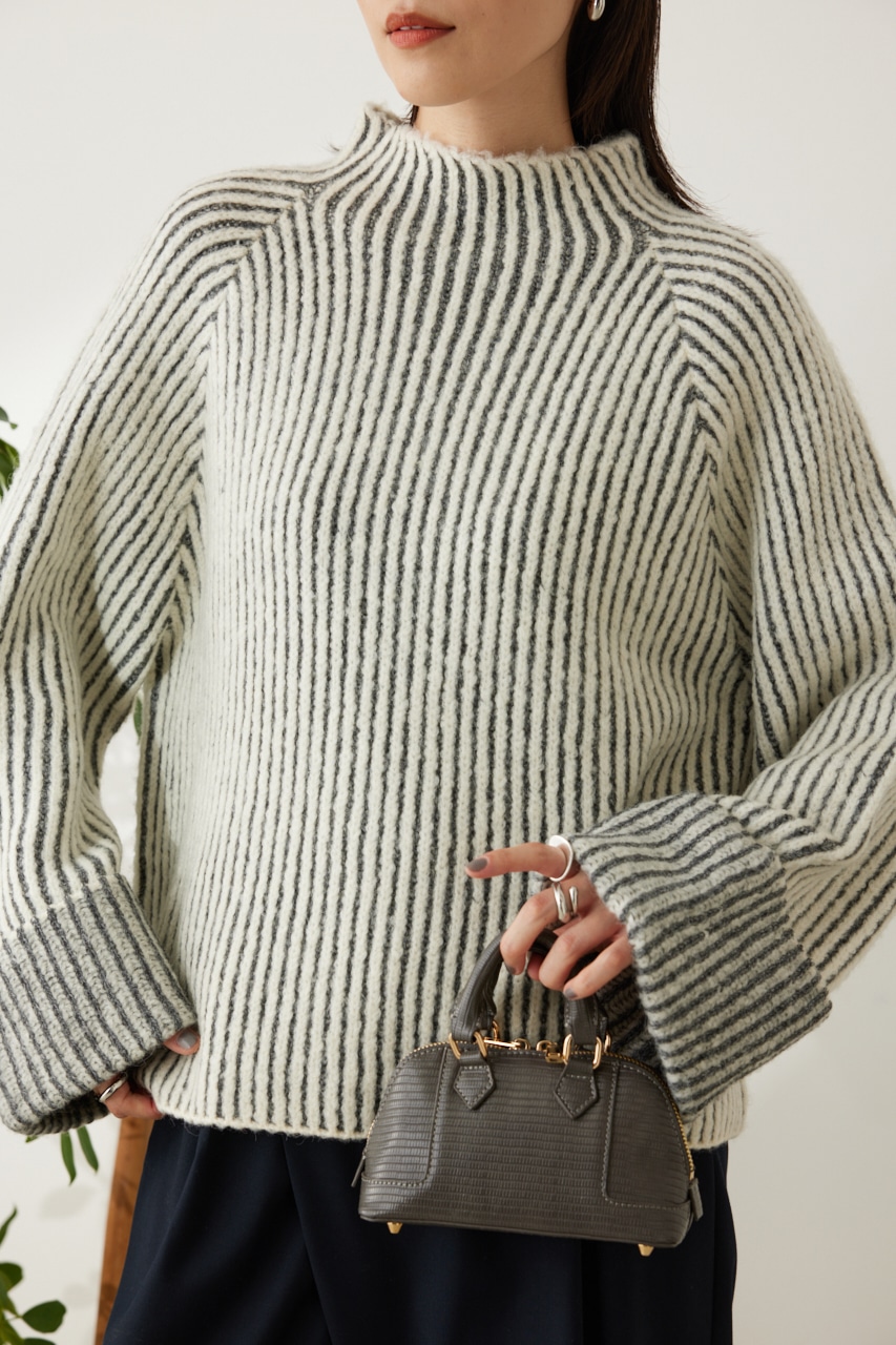 ストライプニット