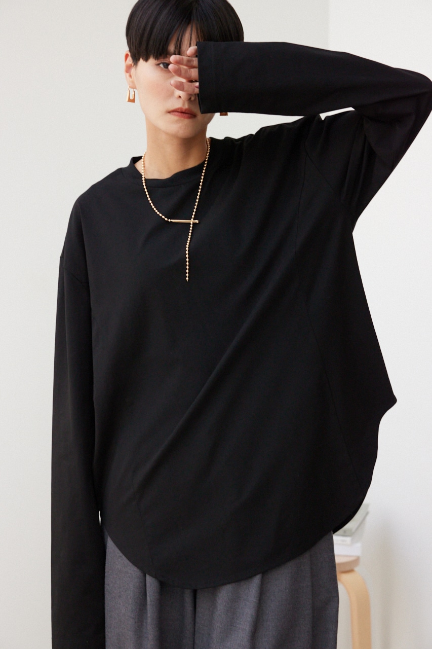 crie conforto | モックネックワイドロンTシャツ (Tシャツ・カットソー 