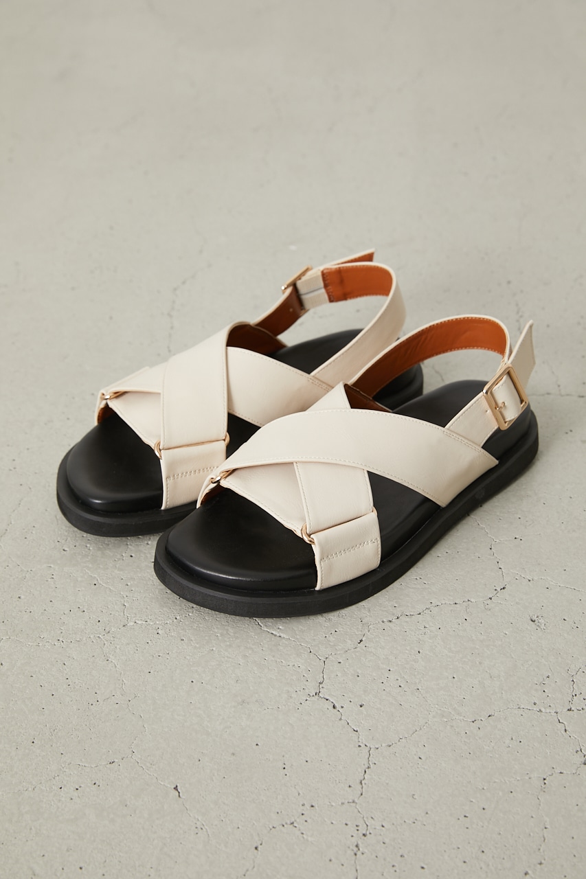 crie conforto | インステップクロスサンダル (サンダル ) |SHEL 