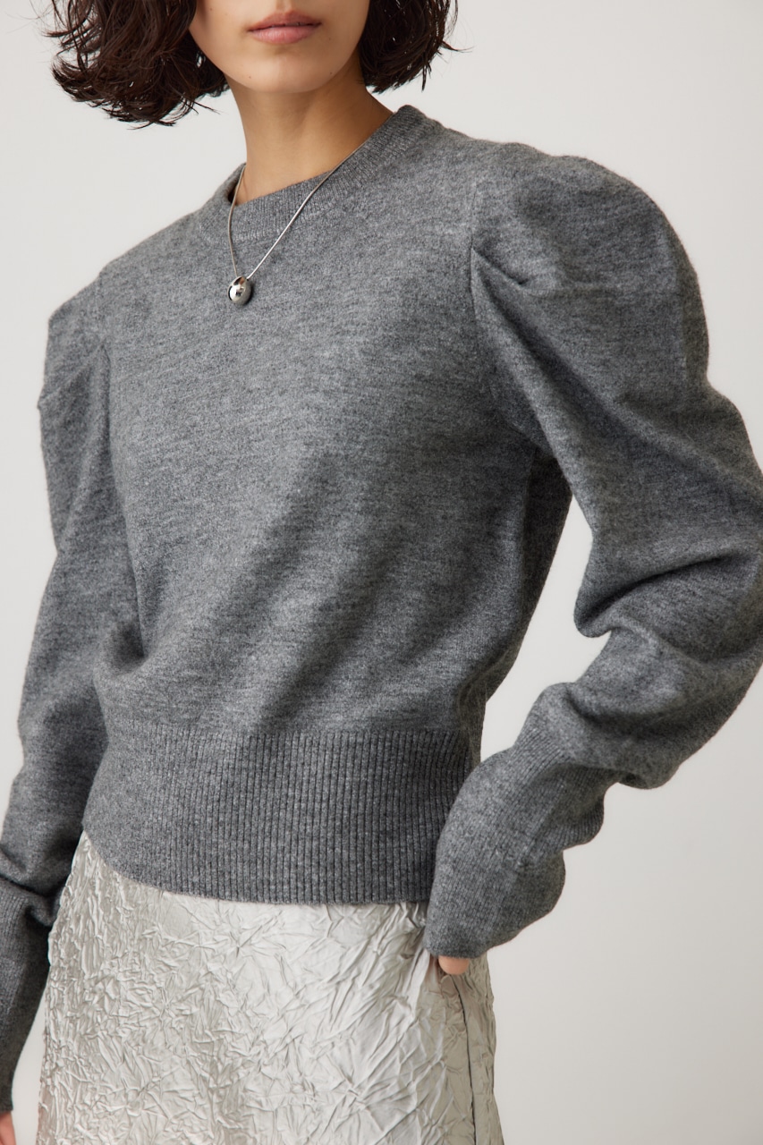 タックスリーブニット GRY FREE