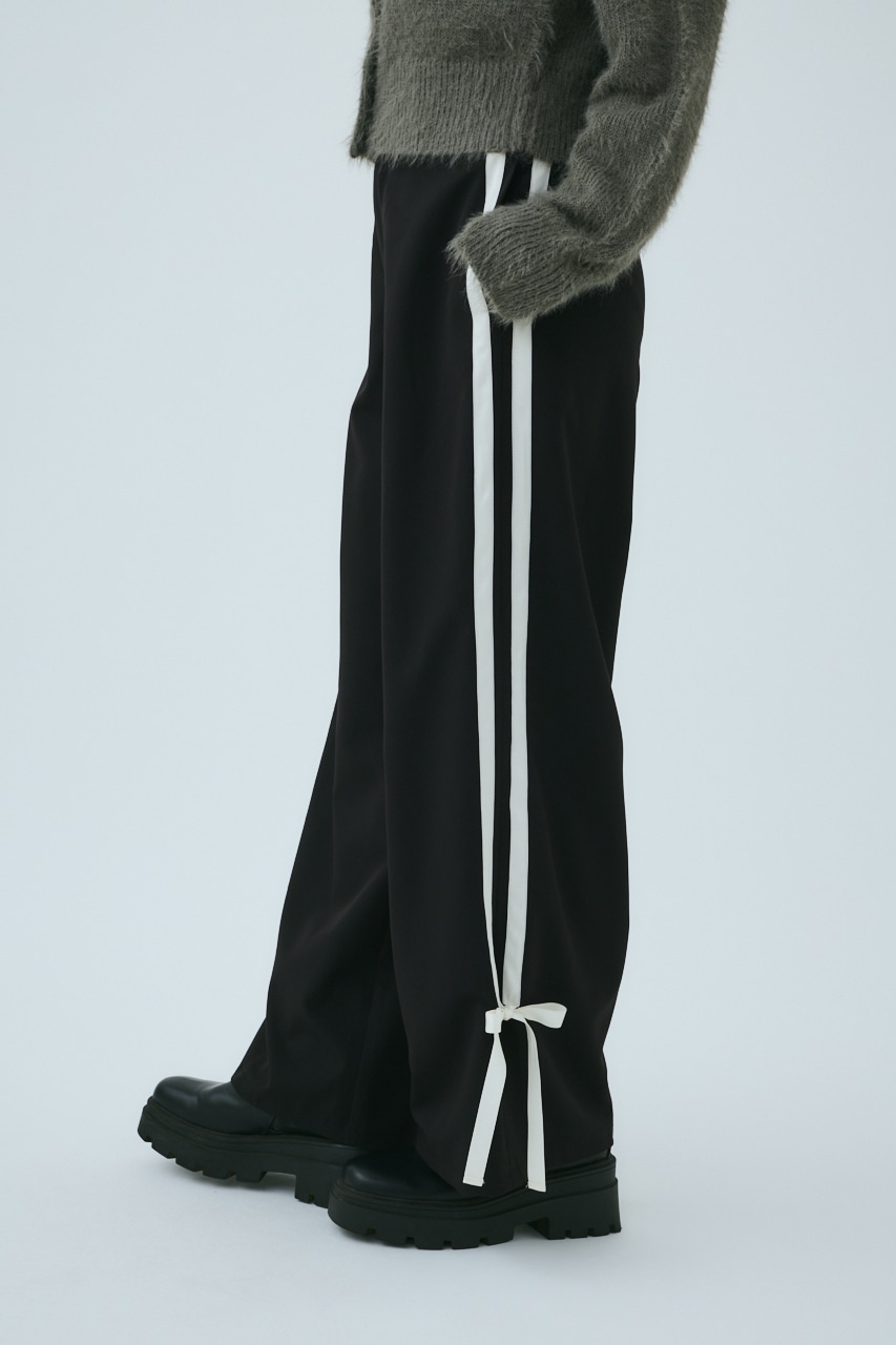 nagonstans リボンギャザーサルエルパンツワイドパンツ ナゴンスタンス nagonstans リボンギャザーサルエルパンツワイドパンツ ナゴ