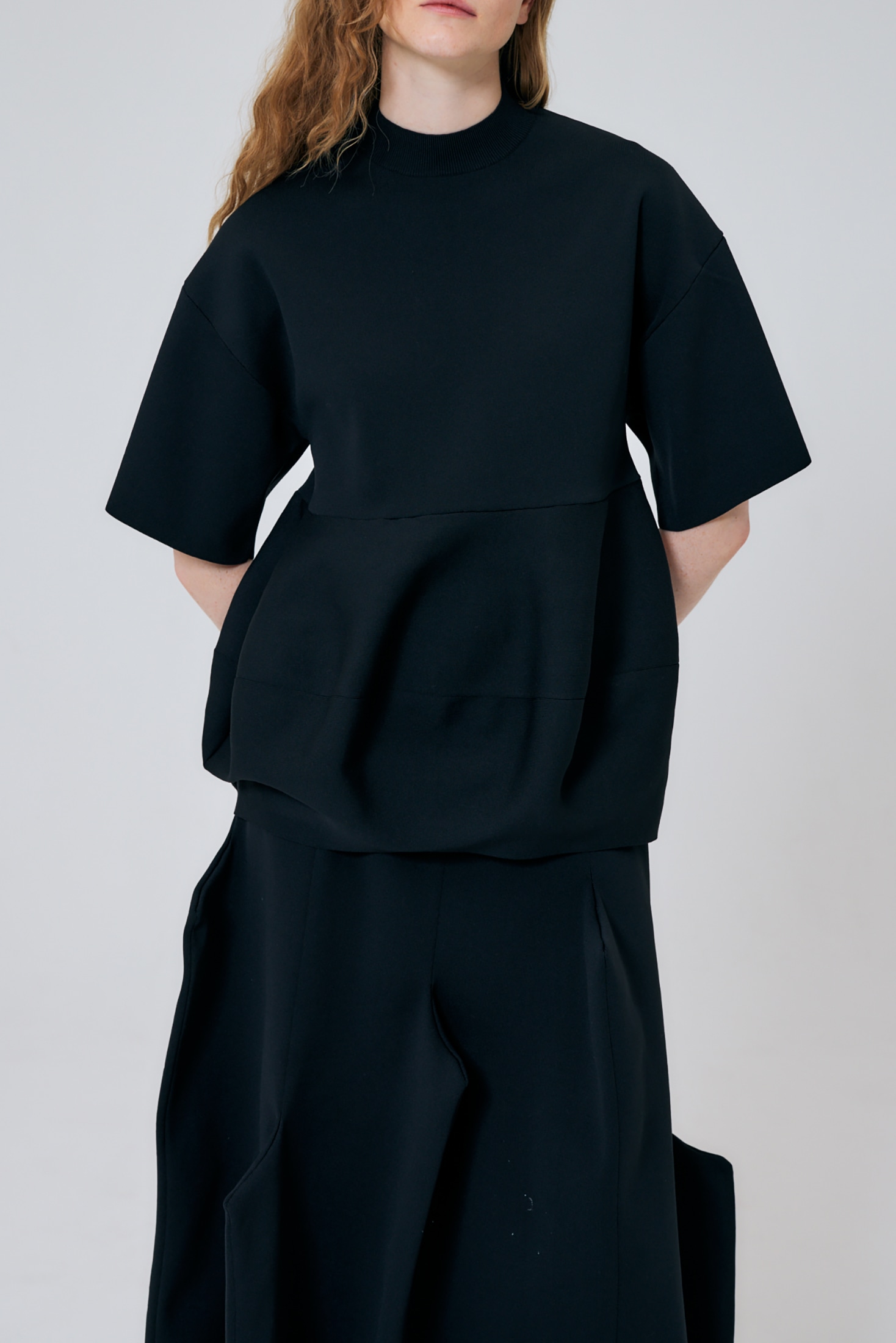 エンフォルド　enfold  SOLID-PEPLUM PULLOVER 新品