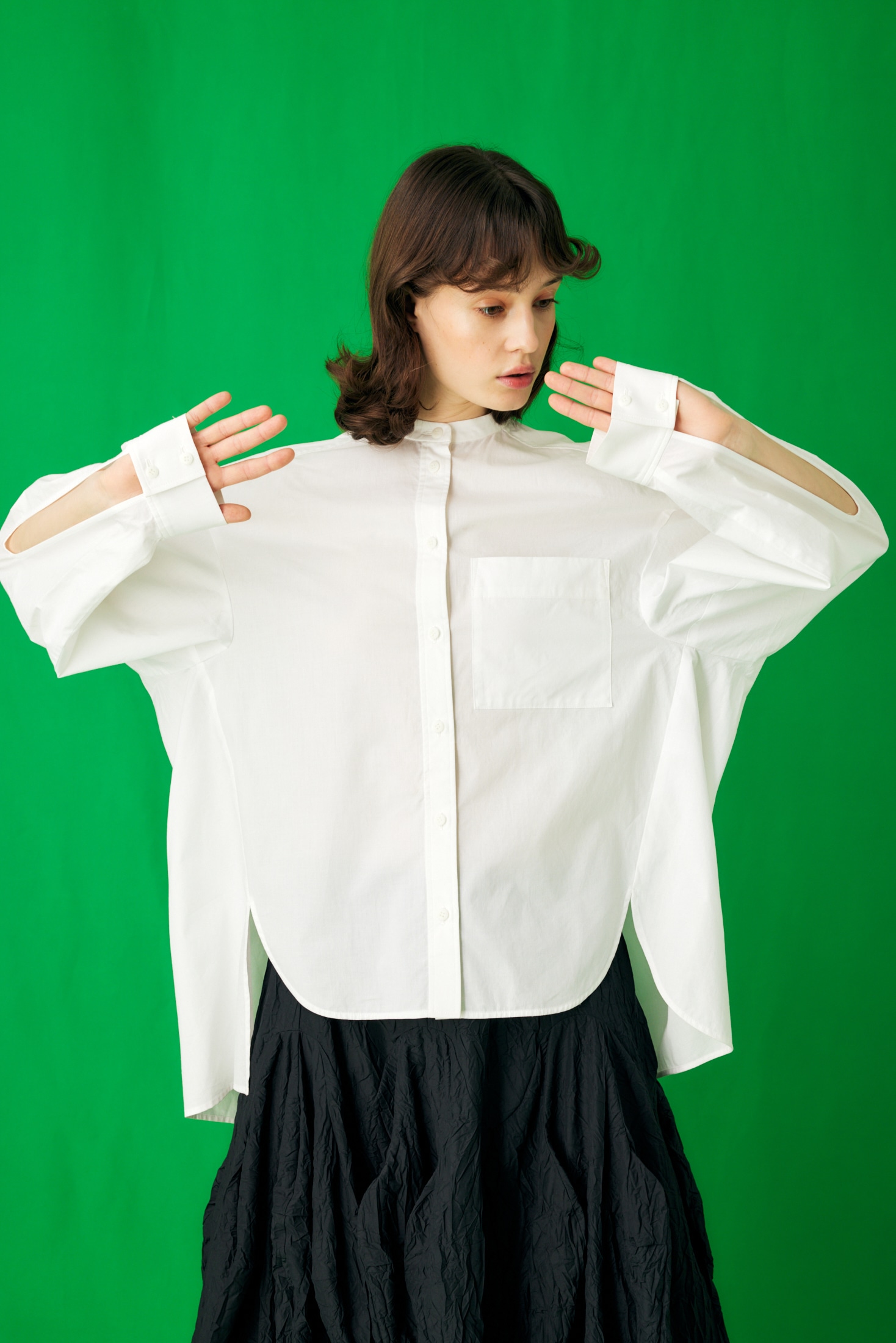 DETAIL SHIRT｜38｜WHT｜SHIRTS AND BLOUSES｜|ENFÖLD OFFICIAL ONLINE