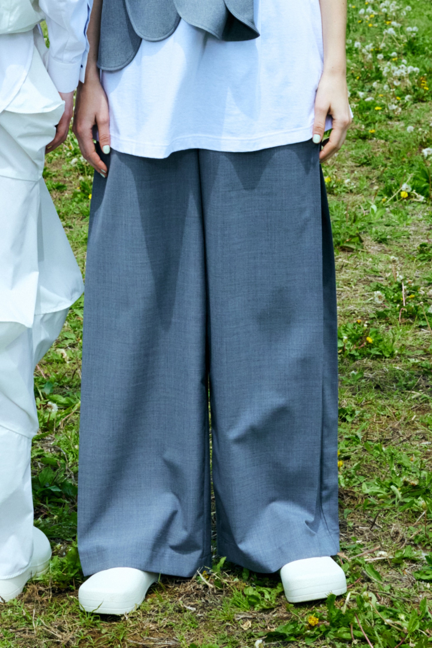 SIDE-TUCK WIDE-PANTS｜36｜D/NVY｜TROUSERS｜|ENFÖLD OFFICIAL ONLINE  