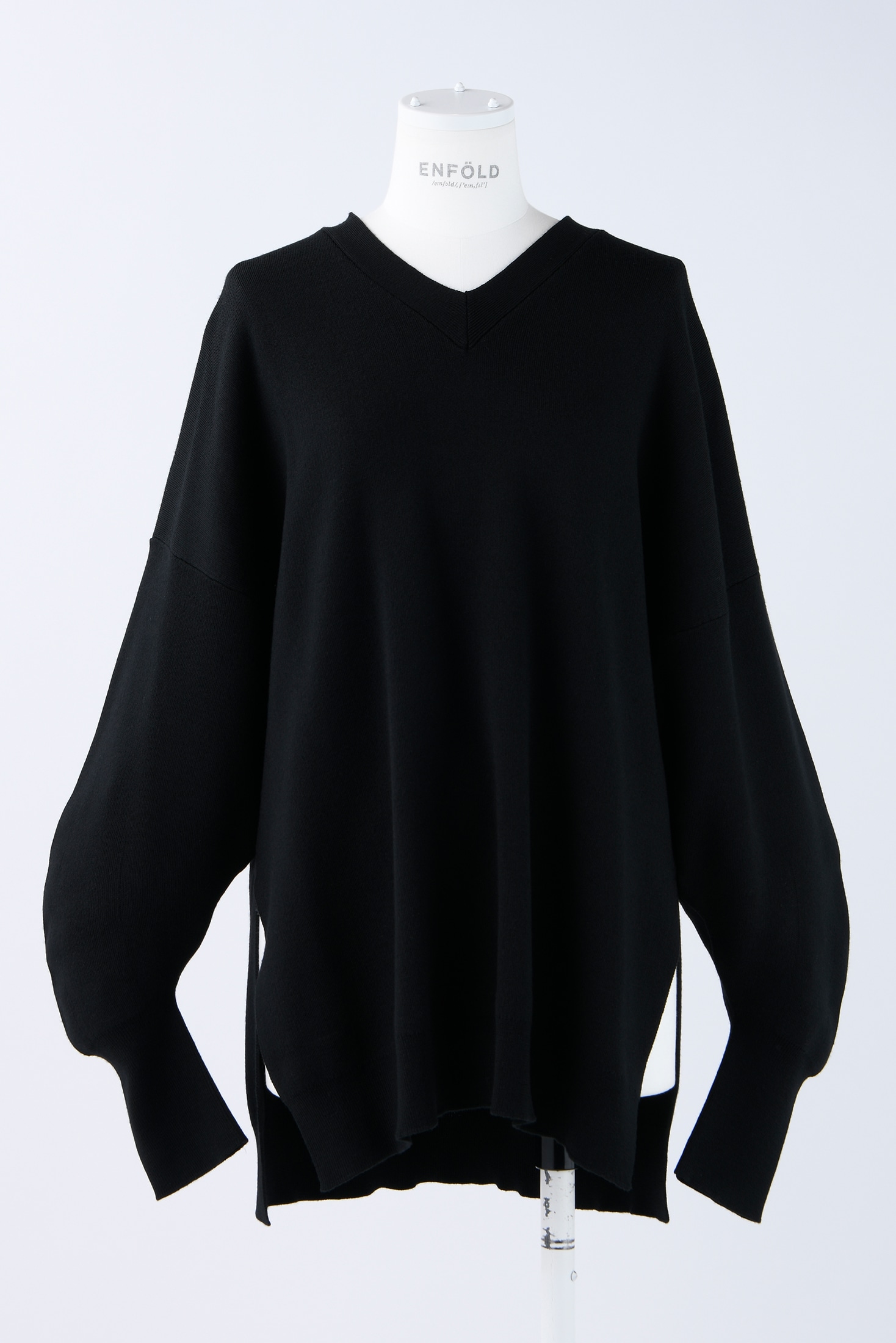 CURVE-ARM PULLOVER｜38｜BLK｜KNIT WEAR｜|ENFÖLD OFFICIAL ONLINE 