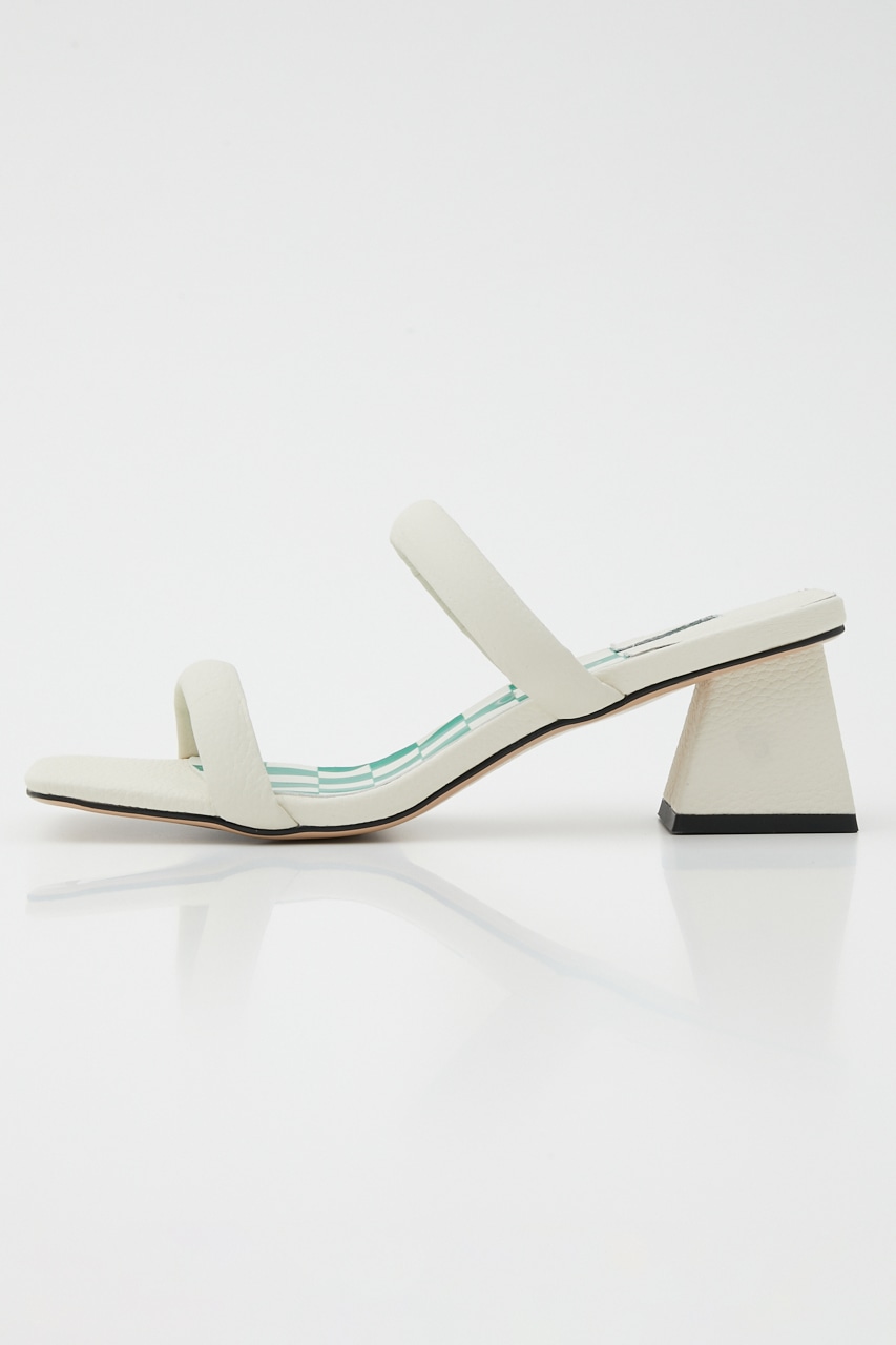 スクエアストレンジサンダル WHT 22.5cm