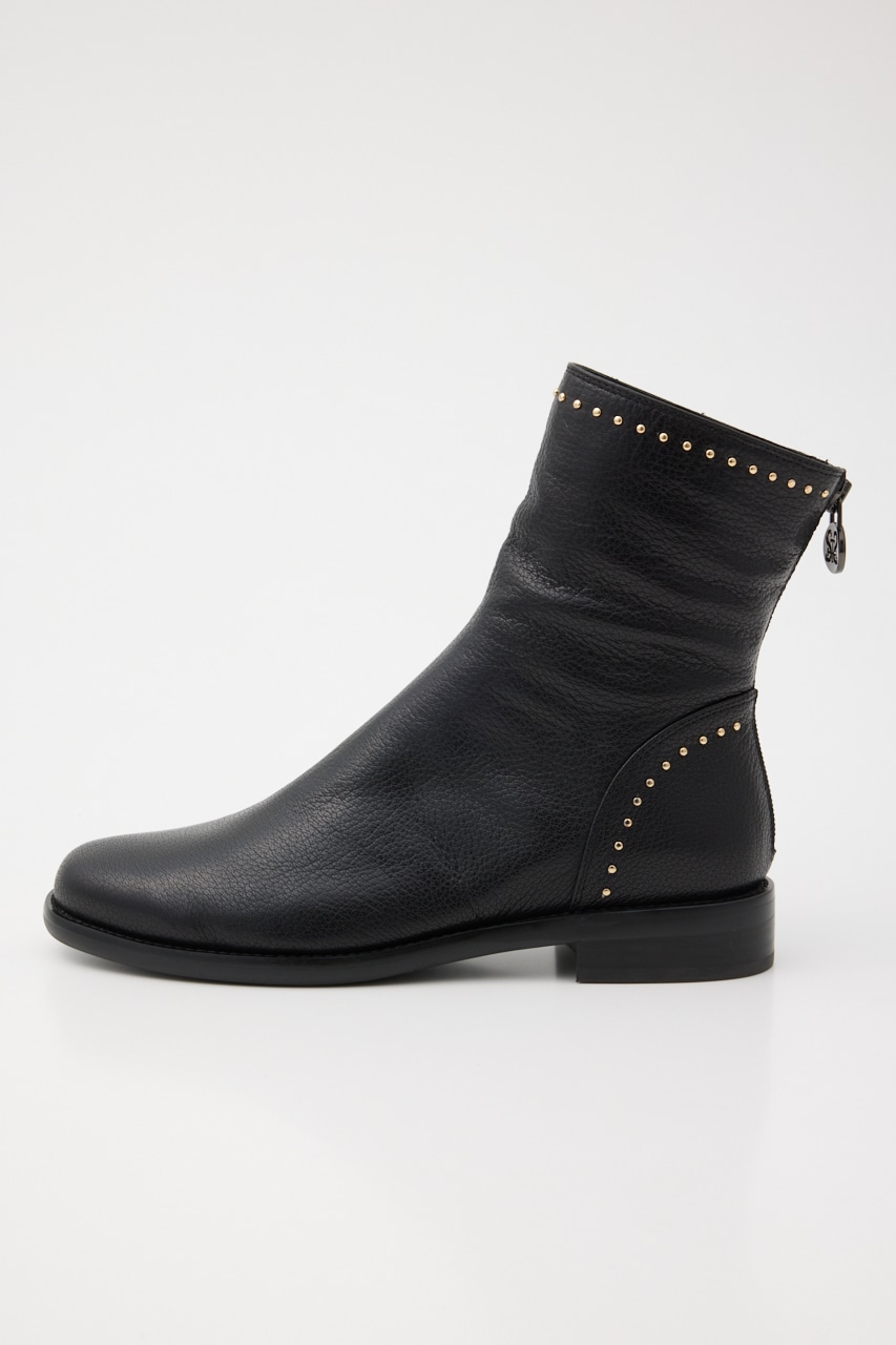 インボアスタッズミドルブーツ BLK 24.5cm