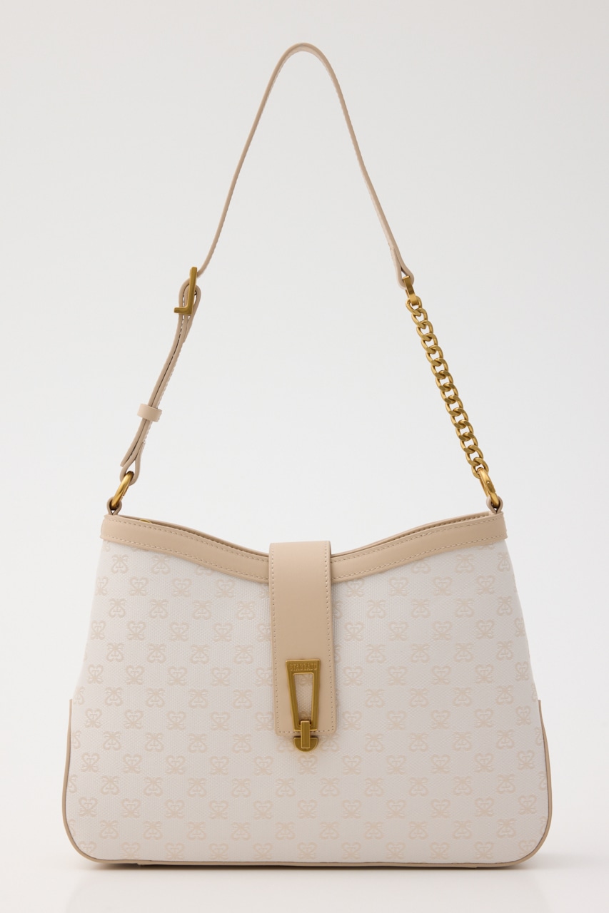 モノグラムライトハンドバッグ 柄WHT FREE