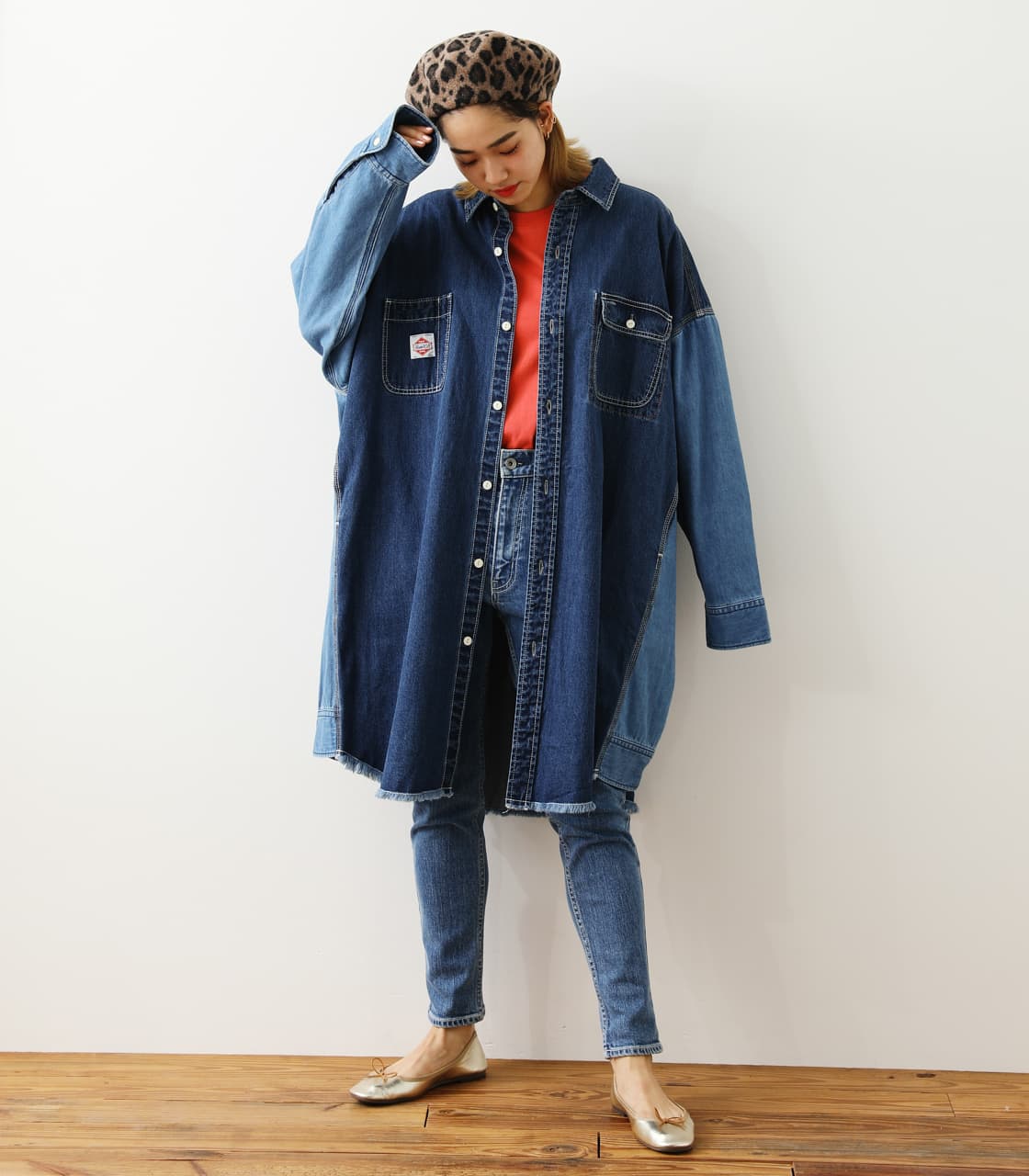 RODEO CROWNS WIDE BOWL | リメイクデニムシャツワンピース  