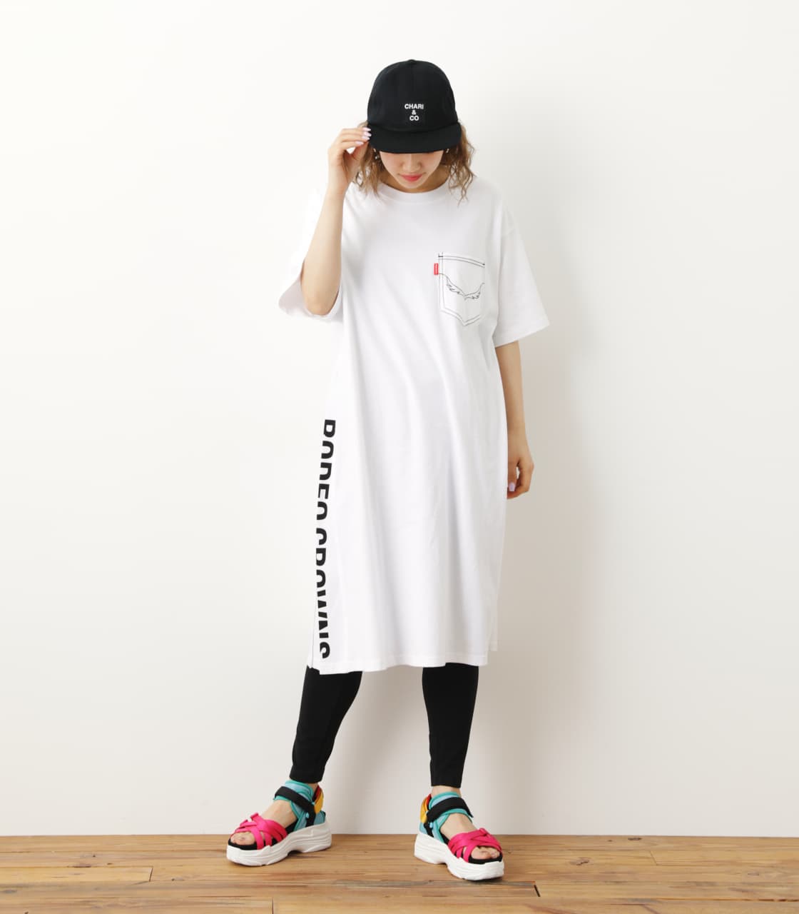 レギンス付キtシャツワンピース Free Wht ワンピース ミニ ミディアム バロックジャパンリミテッド 公式通販サイト Shel Tter Web Store シェルターウェブストア