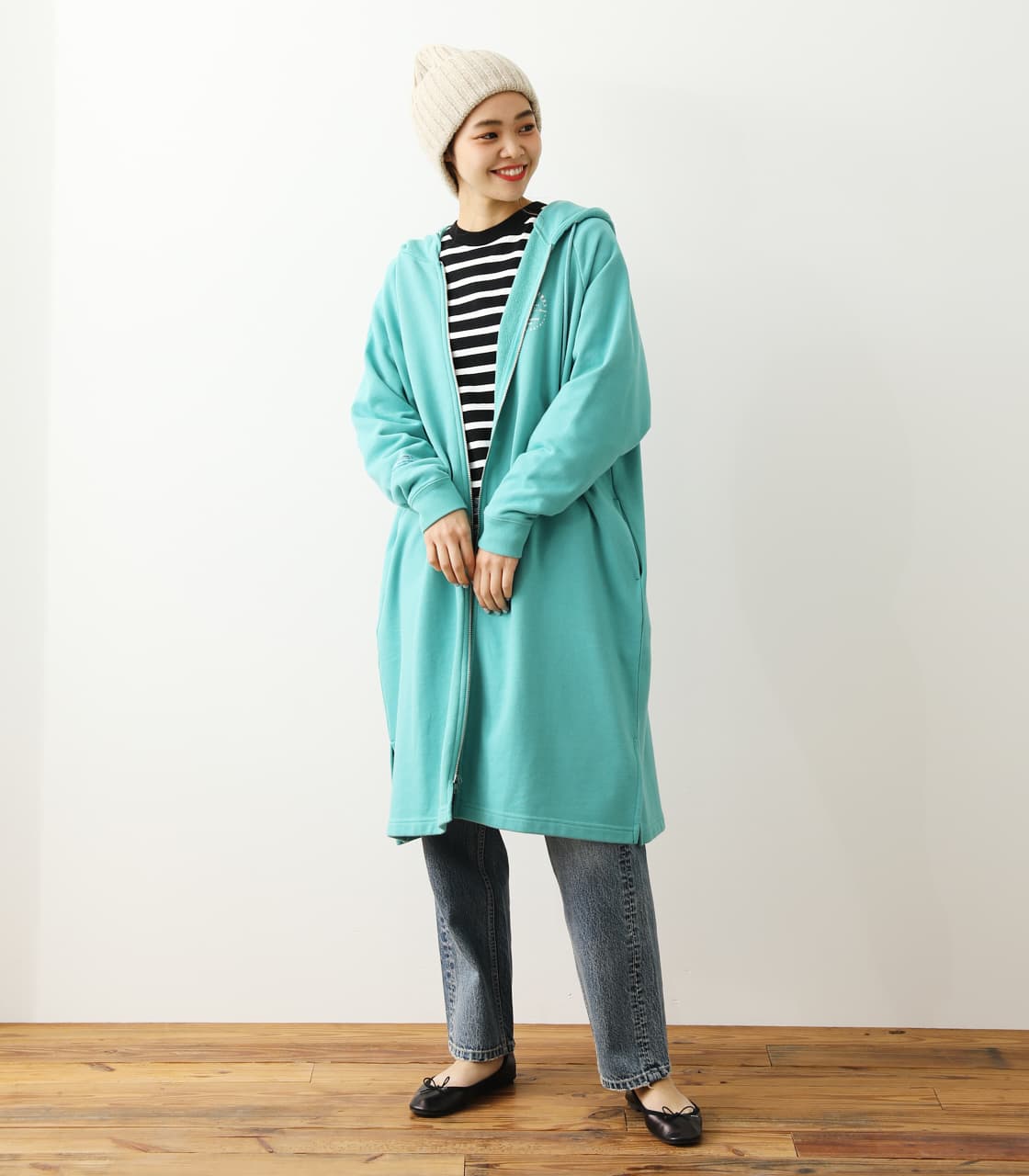 Circle Logoロングジップパーカー F Grn スウェット パーカーバロックジャパンリミテッド 公式通販サイト Shel Tter Web Store シェルターウェブストア