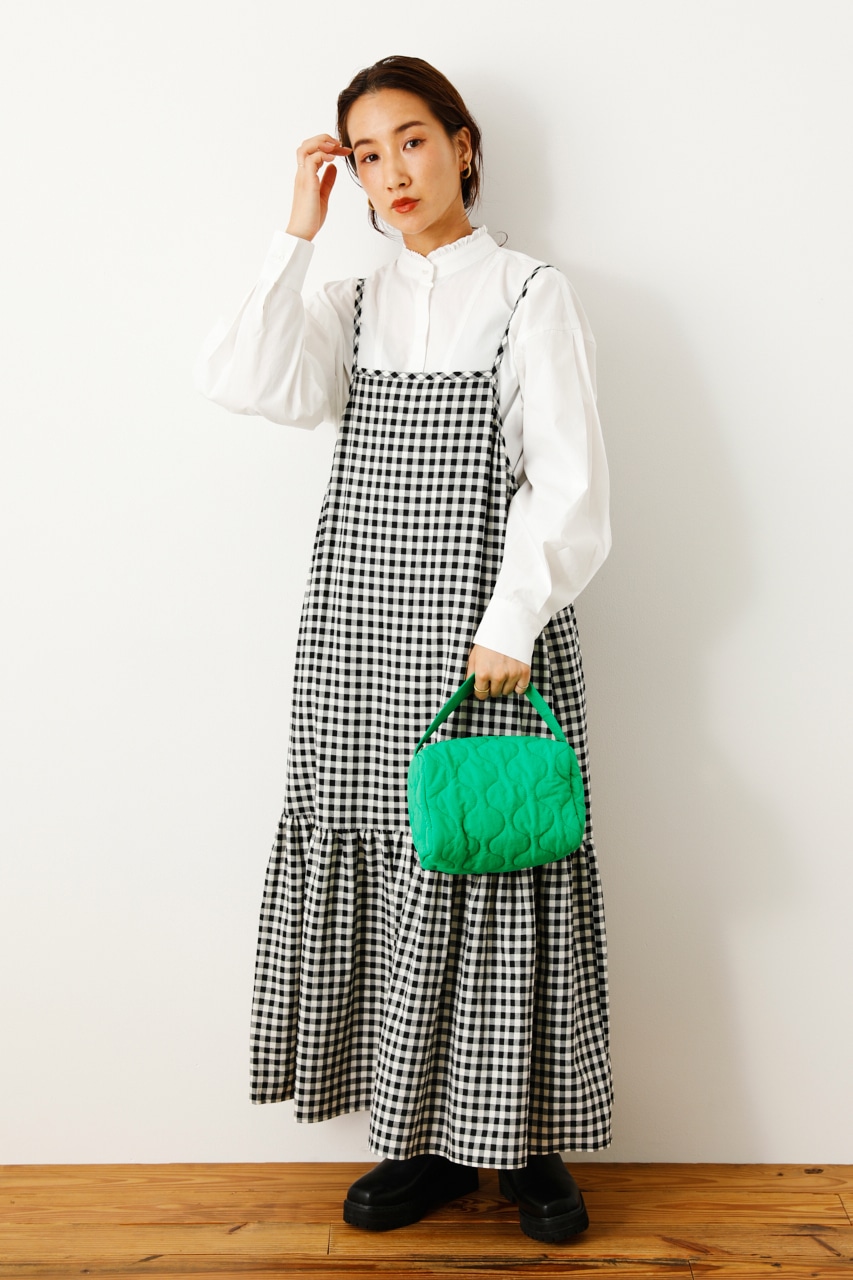 チェックギャザーキャミワンピース Free 柄wht ワンピース ミニ ミディアム バロックジャパンリミテッド 公式通販サイト Shel Tter Web Store シェルターウェブストア