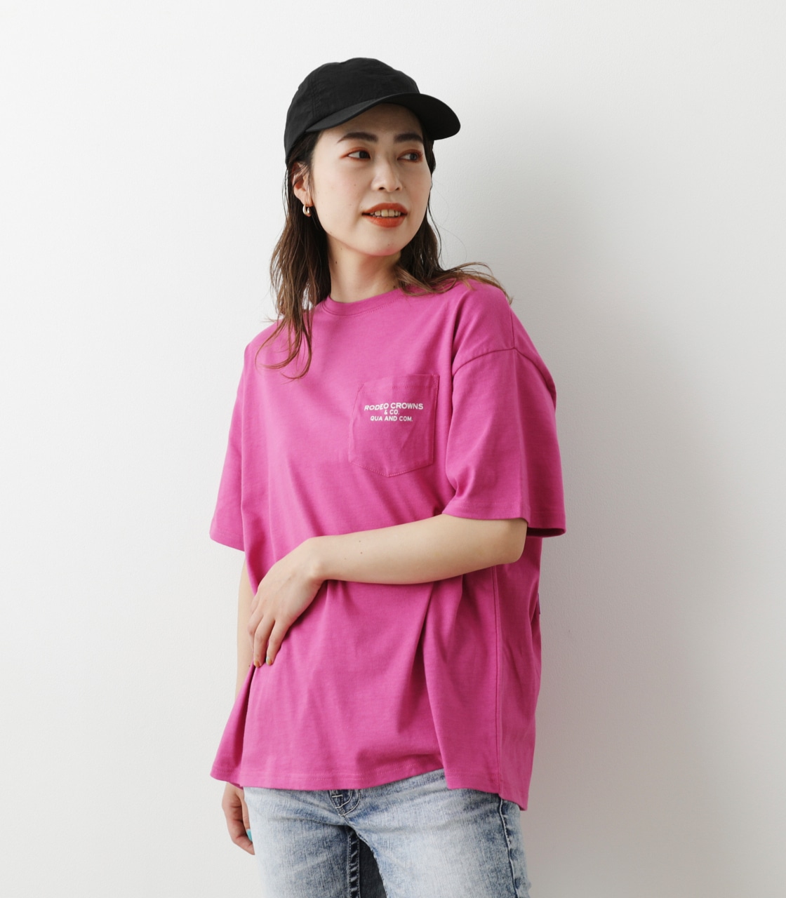 RODEO CROWNS WIDE BOWL | COLORS BANDANA ビッグTシャツ (Tシャツ 