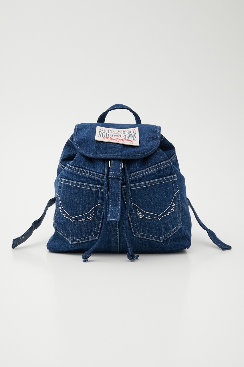 CROWN DENIM BACKPACK